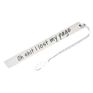 Humorous Elegant Stainless Steel Bookmark